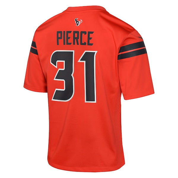 Dameon Pierce Houston Texans Nike Youth Alternate Game Jersey - Red/Navy - Image 4