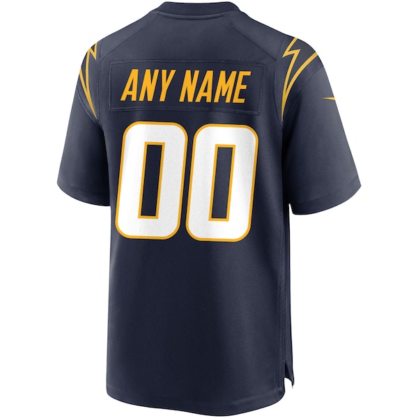 Los Angeles Chargers Nike Alternate Custom Game Jersey - Navy - Image 3