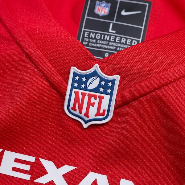 Nico Collins Houston Texans Nike Alternate Game Jersey - Red/White/Navy - Image 5