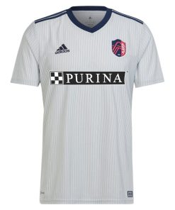 Alternative view of Tim Parker St. Louis City SC adidas 2024 The Spirit Kit Replica Jersey - Gray
