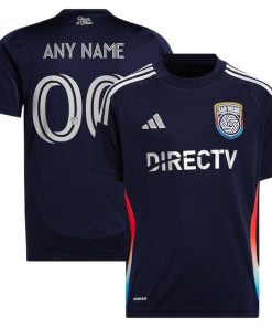 San Diego FC adidas Youth 2025 State of Flow Replica Custom Jersey - Navy