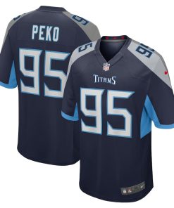 Kyle Peko Tennessee Titans Nike Team Game Jersey -  Navy