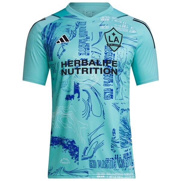 LA Galaxy adidas 2024 One Planet Replica Jersey - Green - Image 2