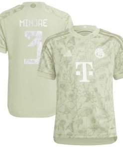 Kim Min-jae Bayern Munich adidas Youth 2023/24 Oktoberfest Replica Player Jersey - Green
