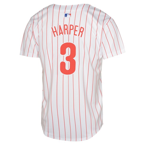 Bryce Harper Philadelphia Phillies Youth Limited Player Jersey - White/Cream/Light Blue - Image 4