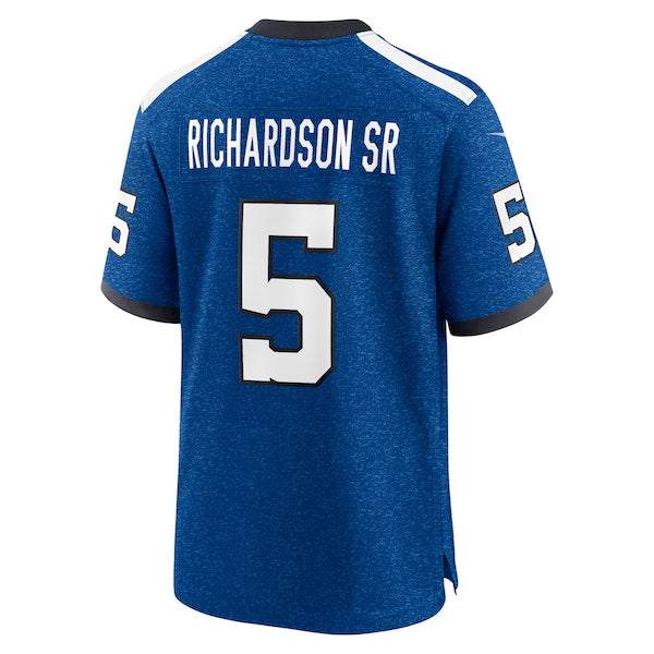Anthony Richardson Sr. Indianapolis Colts Nike Alternate Indiana Nights Game Jersey - Royal/Blue/White - Image 4