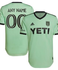 Austin FC adidas 2024 The Sentimiento Kit Authentic Custom Jersey - Mint