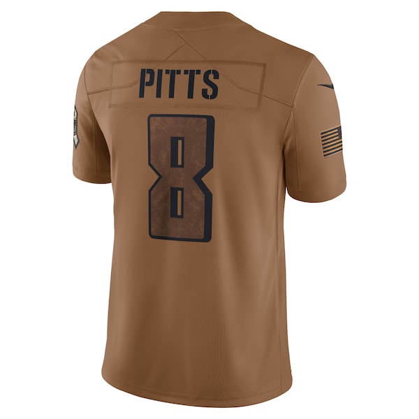 Kyle Pitts Atlanta Falcons Nike 2023 Salute To Service Limited Jersey - Brown - Image 3