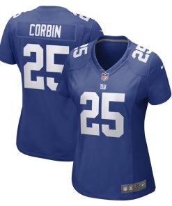 Jashaun Corbin New York Giants Nike Women's Game Player Jersey - Royal