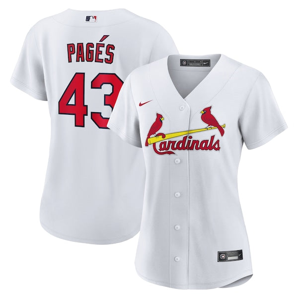 Pedro Pag¨¦s St. Louis Cardinals Nike Women's Home Replica Jersey - White