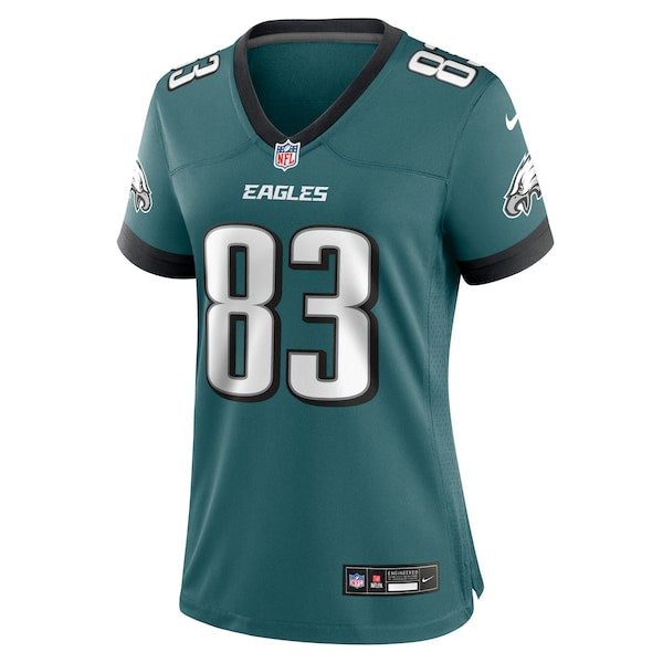 Kylen Granson Philadelphia Eagles Nike Women's Team Game Jersey - Midnight Green - Image 2