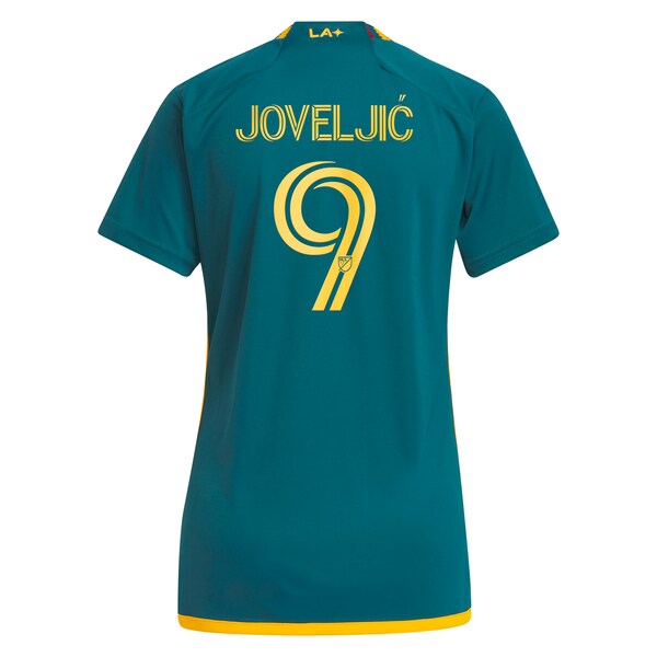 Dejan Joveljic LA Galaxy adidas Women's 2024 LA Kit Replica Player Jersey - Green - Image 3