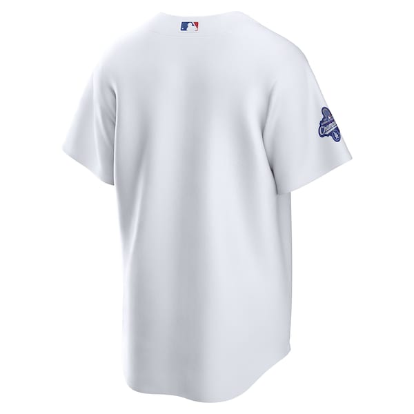Los Angeles Dodgers Nike Home 2025 World Series Champions Replica Jersey - White - Image 3
