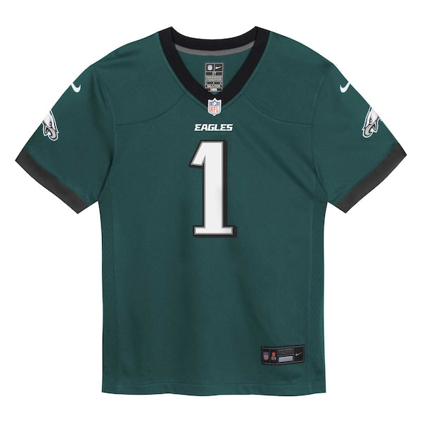 Jalen Hurts Philadelphia Eagles Nike Preschool Game Jersey - Midnight Green - Image 3