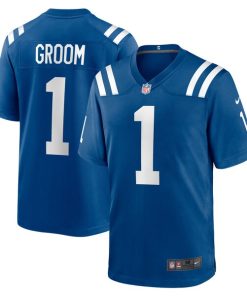 Number 1 Groom Indianapolis Colts Nike Game Jersey - Royal