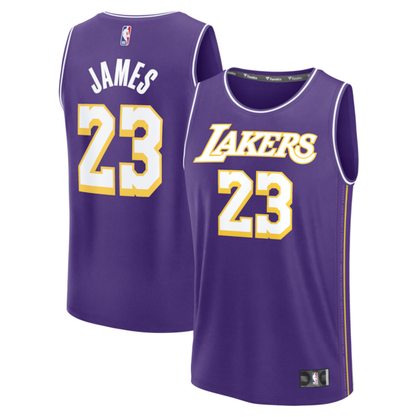 LeBron James Los Angeles Lakers Fast Break Jersey - Statement Edition - Purple