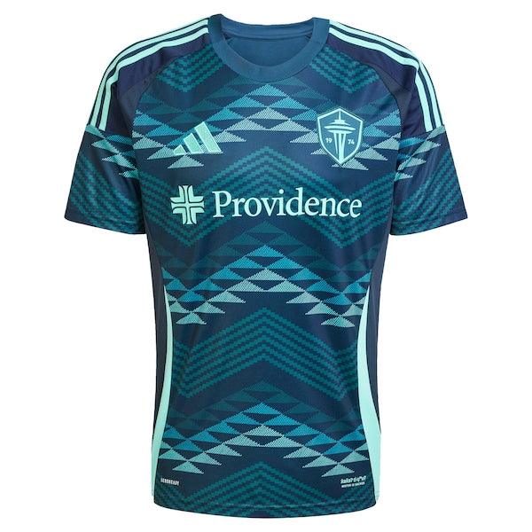 Albert Rusnak Seattle Sounders FC adidas 2025 The Salish Sea Kit Replica Player Jersey - Blue - Image 2