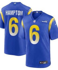 Nick Hampton Los Angeles Rams Nike Team Game Jersey -  Royal