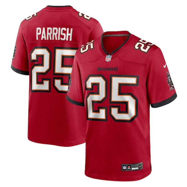 Jacob Parrish Tampa Bay Buccaneers Nike Team Game Jersey - Red