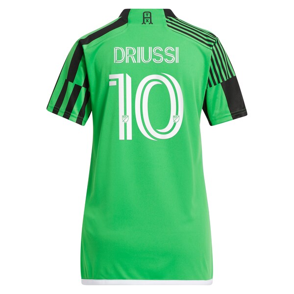 Sebasti¨¢n Driussi Austin FC adidas Women's 2024 Las Voces Kit Replica Jersey - Green - Image 3