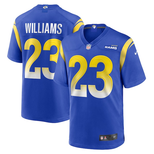 Kyren Williams Los Angeles Rams Nike Game Player Jersey - Royal/White - Image 2