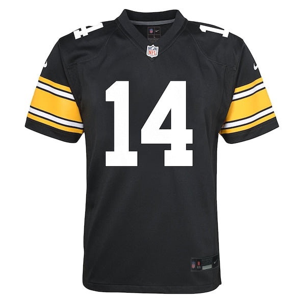 George Pickens Pittsburgh Steelers Nike Youth Game Jersey - Black - Image 3
