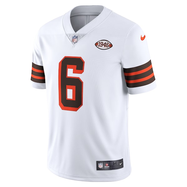 Baker Mayfield Cleveland Browns Nike 1946 Collection Alternate Vapor Limited Jersey - White - Image 2