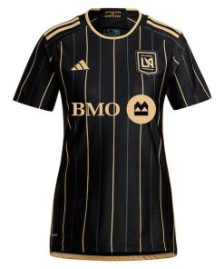 Alternative view of Olivier Giroud LAFC adidas Women's 2024 Primary Replica Player Jersey - Black