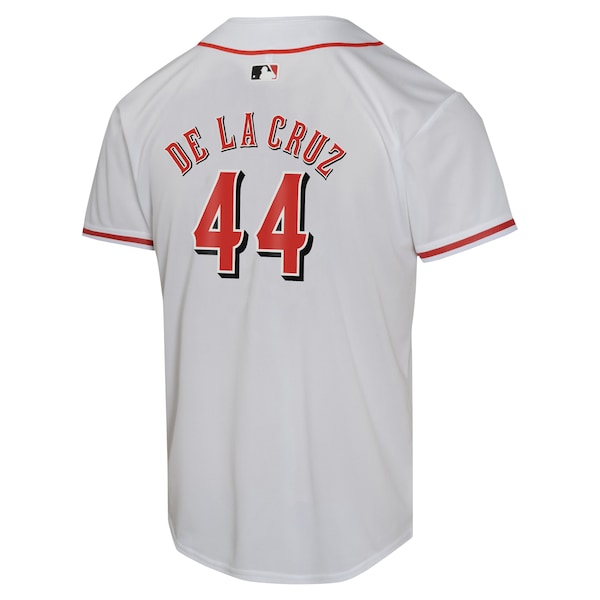 Elly De La Cruz Cincinnati Reds Nike Youth Home Game Player Jersey - White - Image 3