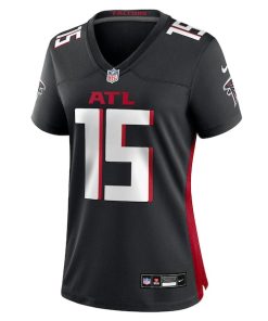 Alternative view of Emory Jones Atlanta Falcons Nike Women's Team Game Jersey -  Black