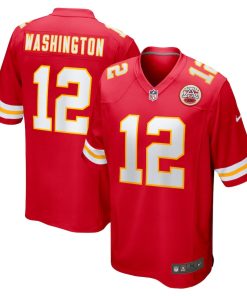 Montrell Washington Kansas City Chiefs Nike Team Game Jersey -  Red