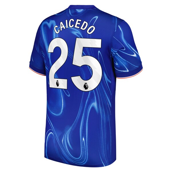 Mois¨¦s Caicedo Chelsea Nike 2024/25 Home Replica Player Jersey - Blue - Image 3