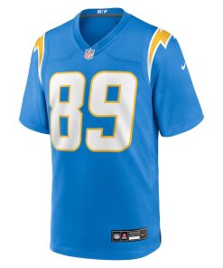 Alternative view of Will Dissly Los Angeles Chargers Nike Team Game Jersey -  Powder Blue