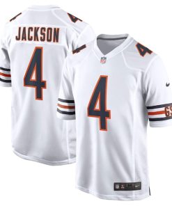 Eddie Jackson Chicago Bears Nike Game Jersey - White/Navy