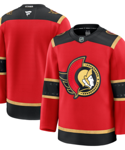 Alternative view of Ottawa Senators  Alternate Premium Jersey - Red/Black/White