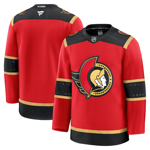 Ottawa Senators Alternate Premium Jersey - Red/Black/White - Image 2