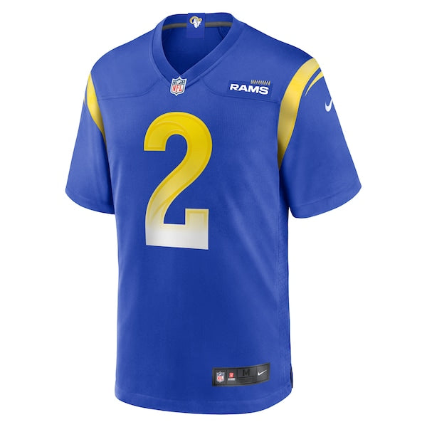 Russ Yeast Los Angeles Rams Nike Home Game Jersey - Royal - Image 2