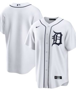 Detroit Tigers Nike Home Replica Team Jersey - White