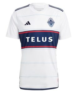 Alternative view of Vancouver Whitecaps FC adidas 2024 Bloodlines Replica Custom Jersey - White
