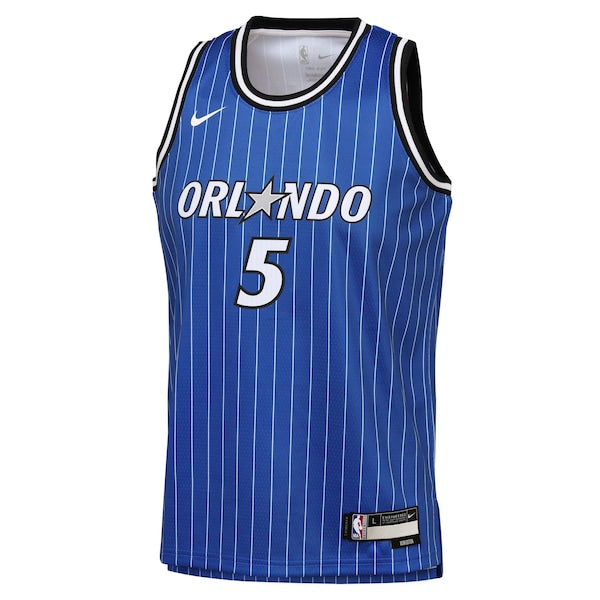 Paolo Banchero Orlando Magic Nike Youth Icon Edition Swingman Jersey - Blue - Image 3