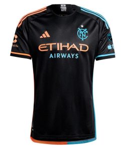 Alternative view of Thiago Martins New York City FC adidas 2024 24/7 Kit Authentic Player Jersey - Black