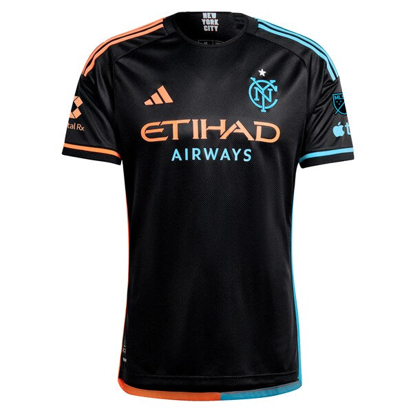 Thiago Martins New York City FC adidas 2024 24/7 Kit Authentic Player Jersey - Black - Image 2