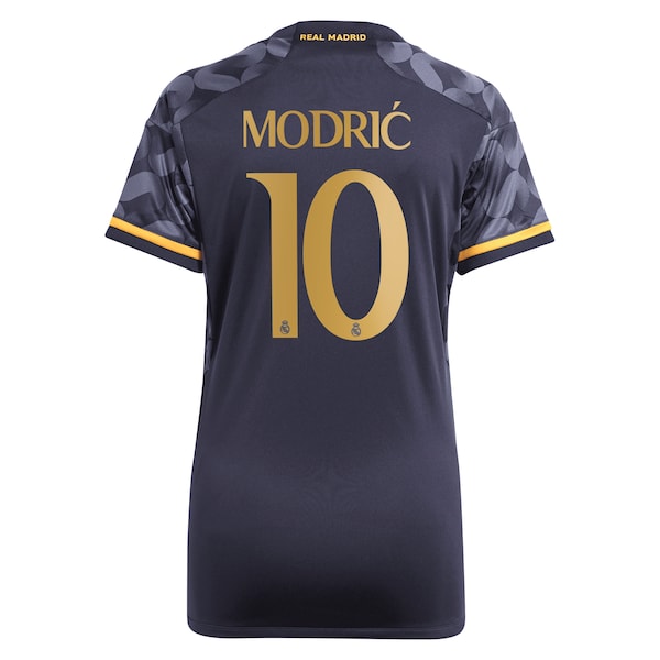 Luka Modric Los Merengues adidas Women's 2023/24 Away Replica Player Jersey - Navy/White - Image 4