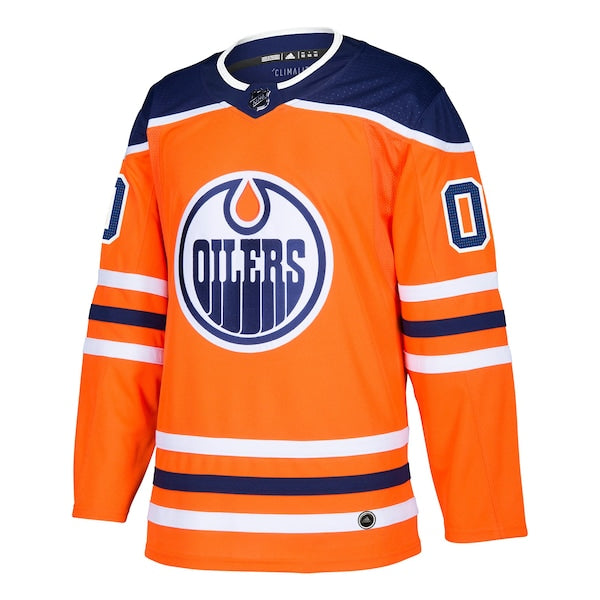 Edmonton Oilers adidas Authentic Custom Jersey - Orange - Image 2