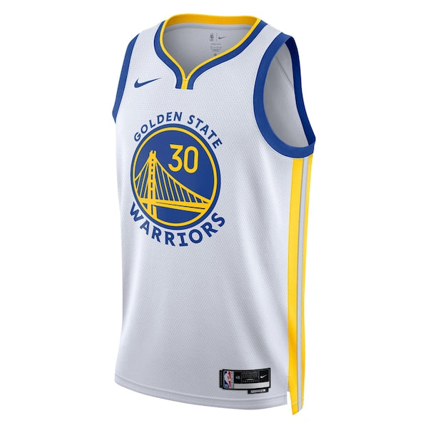 Stephen Curry Golden State Warriors Nike Unisex Swingman Jersey - Association Edition - White/Royal - Image 3