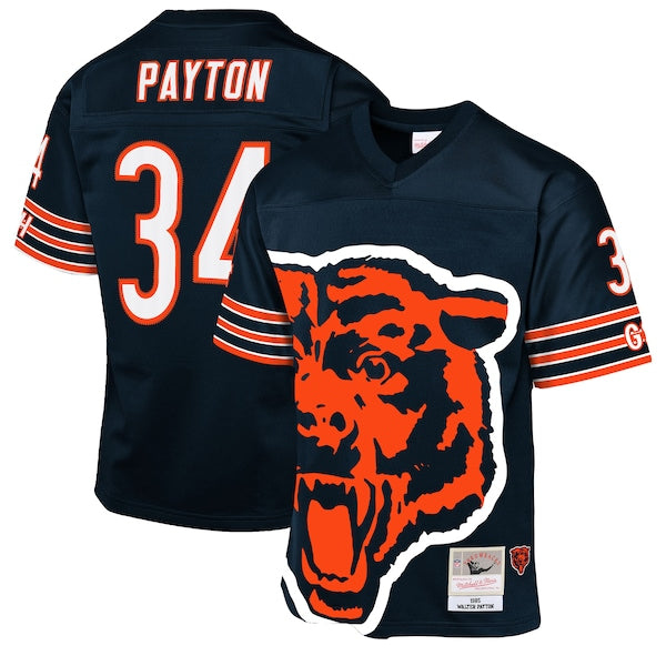 Walter Payton Chicago Bears Youth 1985 Throwback Fashion Jersey - Navy