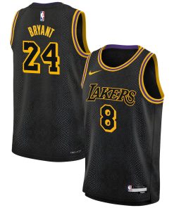 Kobe Bryant Los Angeles Lakers Nike Youth Swingman Jersey - City Edition - Black