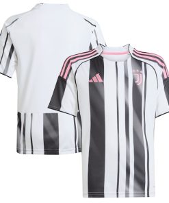 Juventus adidas Youth 2025/26 Home Replica Jersey - White/Blue