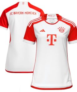 Bayern Munich adidas Women's 2023/24 Home Replica Jersey - White
