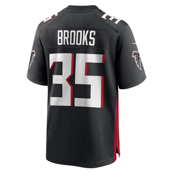 Natrone Brooks Atlanta Falcons Nike Team Game Jersey - Black - Image 3